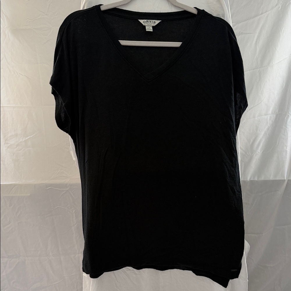Orvis Women's Classic Black Short Sleeve Tee